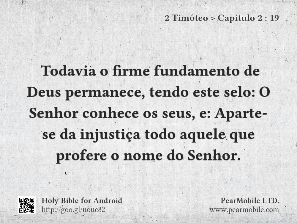 2 Timóteo, Capítulo 2:19